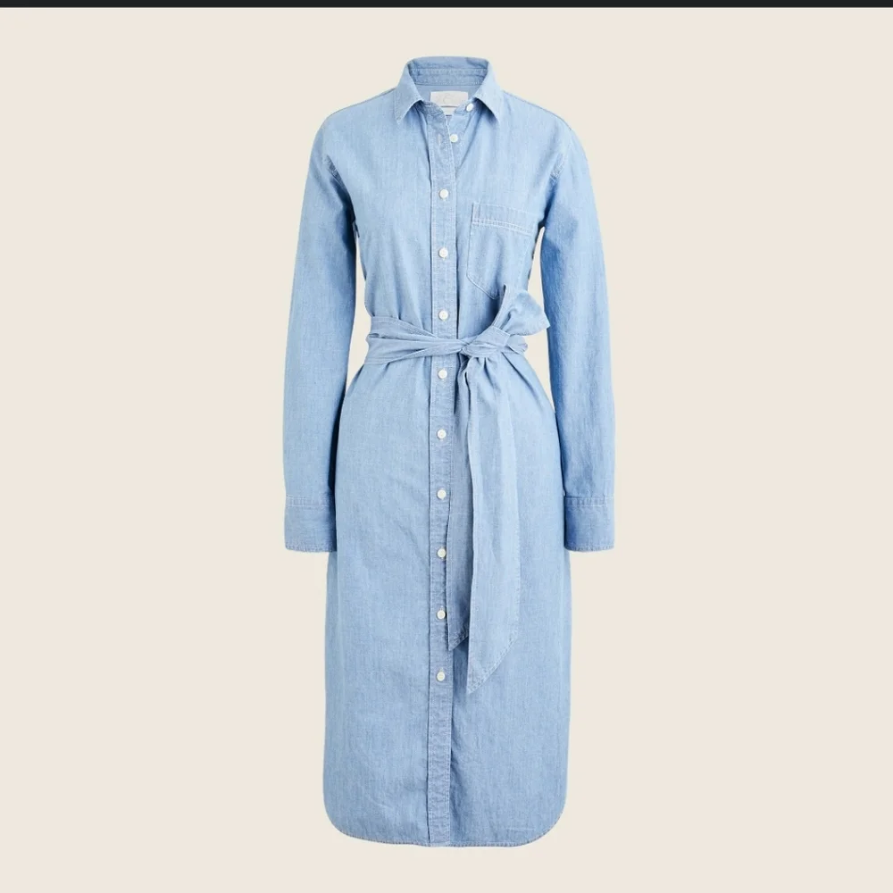 J. Crew Classic Fit Shirt Dress size 6P in excellent condition